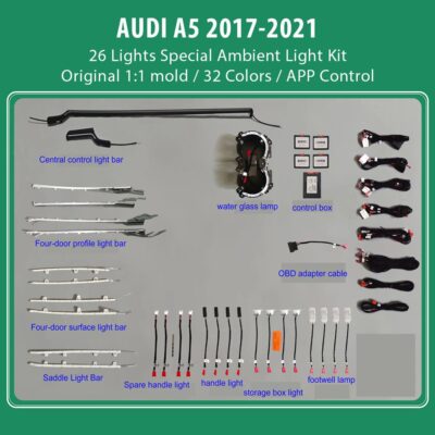 AIN-136205 - Digital iQ - DIQ AMBIENT AUDI A5 (F5) mod. 2017-2021 (Digital iQ Ambient Light for Audi A5 mod. 2017-2021