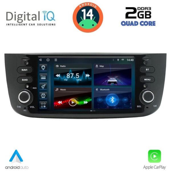 AIN-141319 - Digital iQ - DIGITAL IQ BLD 264_CPA (7" DECK) MULTIMEDIA SYSTEM for FIAT GRANDE PUNTO mod. 2012> – EVO mod. 2009> - ALL IN POINT - LEFKELIS.GR