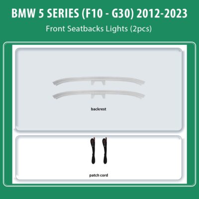 AIN-136251 - Digital iQ - DIQ AMBIENT BMW S.5 (ST) (F10- G30) mod.2012-2023 for Front seatback (Digital iQ Ambient Light BMW Series 5 mod.2012-2023