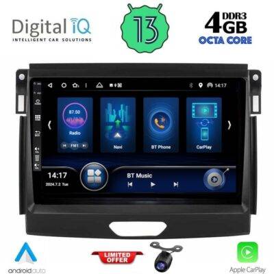 AIN-143539 - Digital iQ - DIQ BXD 6172_CPA (9inc) MULTIMEDIA TABLET for FORD RANGER mod. 2015-2018 - ALL IN POINT - LEFKELIS.GR