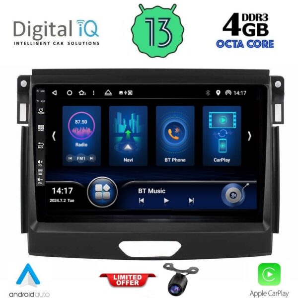 AIN-143539 - Digital iQ - DIQ BXD 6172_CPA (9inc) MULTIMEDIA TABLET for FORD RANGER mod. 2015-2018 - ALL IN POINT - LEFKELIS.GR