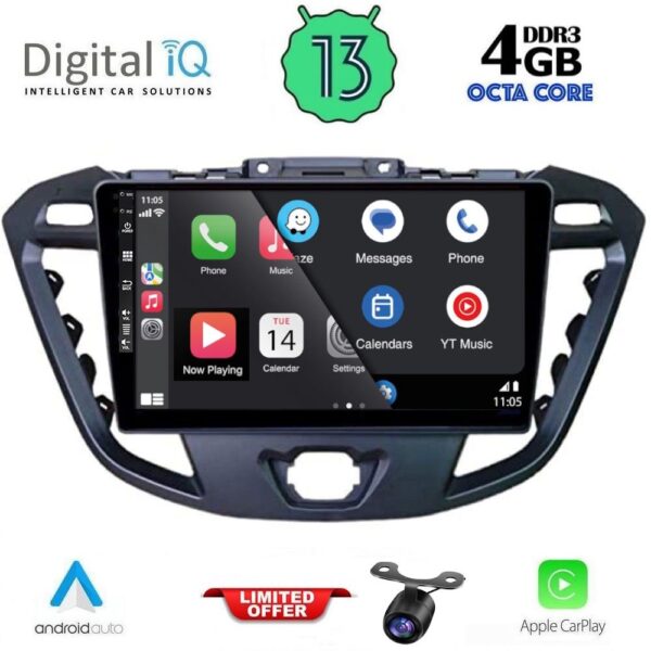 DIQ BXD 6177_CPA (9inc) MULTIMEDIA TABLET for FORD TRANSIT CUSTOM | TOURNEO CUSTOM mod. 2013-2019 - Image 2