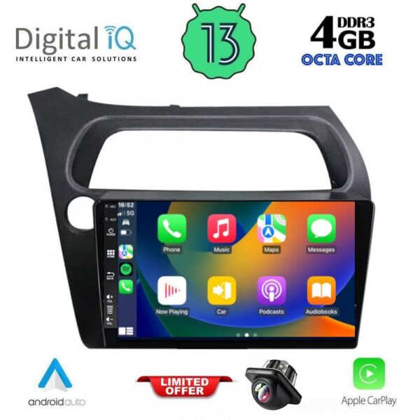 DIQ BXD 6189_CPA (9inc) MULTIMEDIA TABLET for HONDA CIVIC 3D-5D mod. 2006-2012 - Image 2