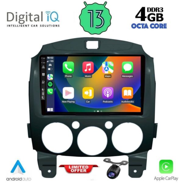 DIQ BXD 6361_CPA (9inc) MULTIMEDIA TABLET for MAZDA 2 mod. 2007-2014 - Image 2