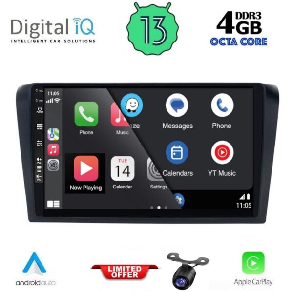 DIQ BXD 6365_CPA (9inc) MULTIMEDIA TABLET for MAZDA 3 mod. 2003-2008 - Image 2