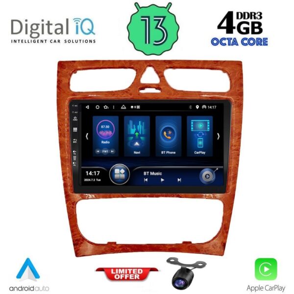 AIN-143426 - Digital iQ - DIQ BXD 6402CH_CPA (9inc) MULTIMEDIA TABLET for MERCEDES C (W203) mod. 1999-2004 - ALL IN POINT - LEFKELIS.GR