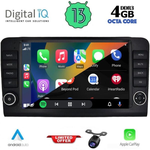 DIQ BXD 6416_CPA (9inc) MULTIMEDIA TABLET for MERCEDES ML (W164) – GL (X164) mod. 2005-2011 - Image 2