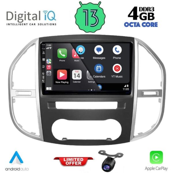 DIQ BXD 6429_CPA (10inc) MULTIMEDIA TABLET for MERCEDES VITO – VIANO (W447) mod. 2015> - Image 2