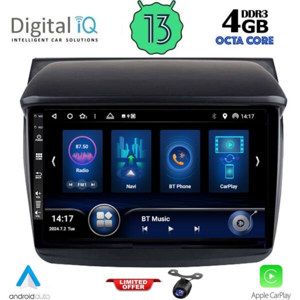 AIN-143406 - Digital iQ - DIQ BXD 6436_CPA (9inc) MULTIMEDIA TABLET for MITSUBISHI L200 mod. 2006-2015 - ALL IN POINT - LEFKELIS.GR