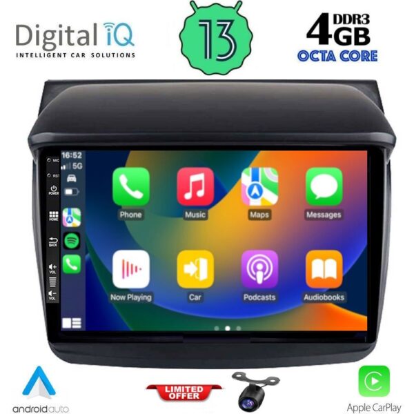 DIQ BXD 6436_CPA (9inc) MULTIMEDIA TABLET for MITSUBISHI L200 mod. 2006-2015 - Image 2