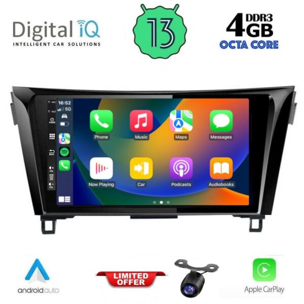 DIQ BXD 6468_CPA (10inc) MULTIMEDIA TABLET for NISSAN QASHQAI - XTRAIL mod. 2014-2021 - Image 2
