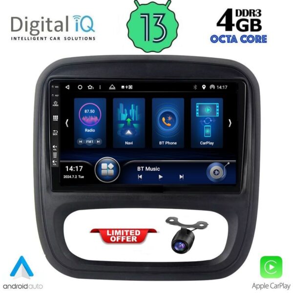 AIN-143363 - Digital iQ - DIQ BXD 6499_CPA (9inc) MULTIMEDIA TABLET for OPEL VIVARO – RENAULT TRAFIC – FIAT TALENDO – NISSAN NV 300 mod. 2014> - ALL IN POINT - LEFKELIS.GR