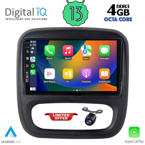 DIQ BXD 6499_CPA (9inc) MULTIMEDIA TABLET for OPEL VIVARO – RENAULT TRAFIC – FIAT TALENDO – NISSAN NV 300 mod. 2014> - Image 2