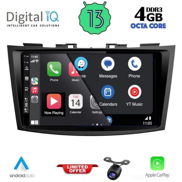 DIQ BXD 6685_CPA (9inc) MULTIMEDIA TABLET for SUZUKI SWIFT mod. 2011-2016 - Image 2