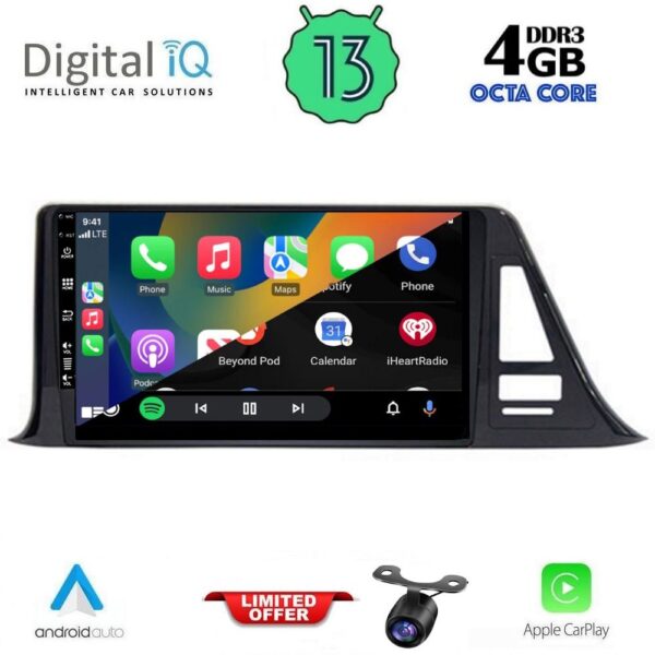 DIQ BXD 6709_CPA (9inc) MULTIMEDIA TABLET for TOYOTA CH-R mod. 2017-2024 - Image 2