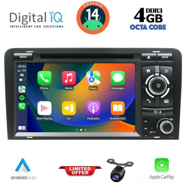 DIQ BXE 649_CPA (7" DVD) MULTIMEDIA SYSTEM for AUDI A3 mod. 2003-2012 - Image 2