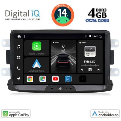 AIN-118589 - Digital iQ - DIGITAL IQ BXF 633_CPAA (8" DECK) MULTIMEDIA SYSTEM for DACIA mod. 2012> - RN CAPTURE mod. 2013> - ALL IN POINT - LEFKELIS.GR