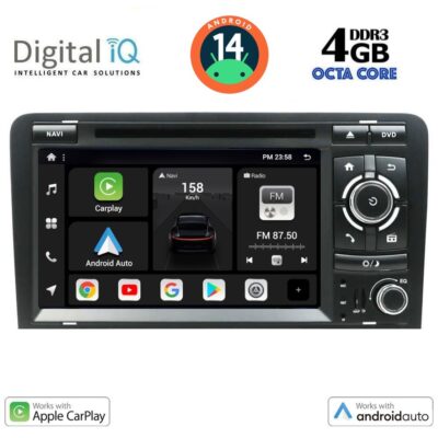 AIN-118577 - Digital iQ - DIGITAL IQ BXF 649_CPAA (7" DVD) MULTIMEDIA SYSTEM for AUDI A3 mod. 2003-2012 - ALL IN POINT - LEFKELIS.GR