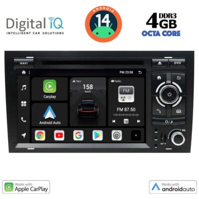 AIN-118586 - Digital iQ - DIGITAL IQ BXF 650_CPAA (7'' DVD) MULTIMEDIA SYSTEM for AUDI A4 mod. 2002-2008 - ALL IN POINT - LEFKELIS.GR