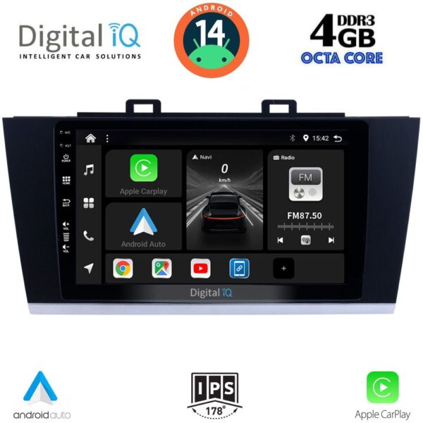 AIN-140801 - Digital iQ - DIGITAL IQ BXF 6668_CPAA (9inc) MULTIMEDIA TABLET for SUBARU LEGACY - OUTBACK mod. 2014-2019 - ALL IN POINT - LEFKELIS.GR