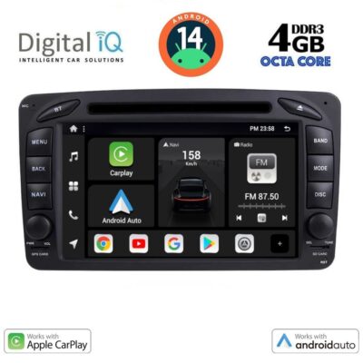 AIN-130778 - Digital iQ - DIGITAL IQ BXF 671_CPAA (7'' DVD) MULTIMEDIA SYSTEM for MERCEDES C (W203) mod. 1999-2004 - ALL IN POINT - LEFKELIS.GR