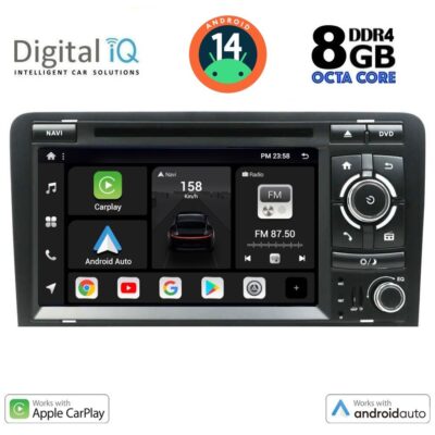 AIN-118582 - Digital iQ - DIGITAL IQ BXF 749_CPAA (7'' DVD) MULTIMEDIA SYSTEM for AUDI A3 mod. 2003-2012 - ALL IN POINT - LEFKELIS.GR