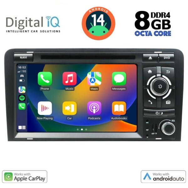 DIGITAL IQ BXF 749_CPAA (7'' DVD) MULTIMEDIA SYSTEM for AUDI A3 mod. 2003-2012 - Image 2