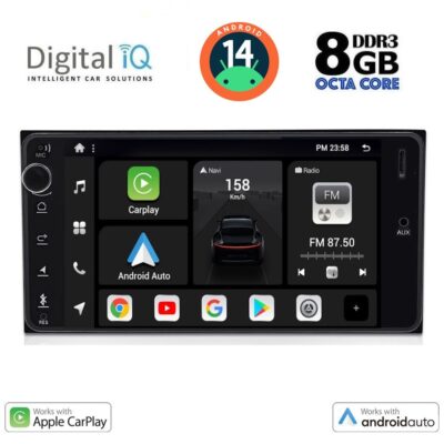 AIN-134334 - Digital iQ - DIGITAL IQ BXF 762_CPAA (7'' DECK) MULTIMEDIA SYSTEM for MULTIMEDIA for TOYOTA ALL (200mm) - ALL IN POINT - LEFKELIS.GR