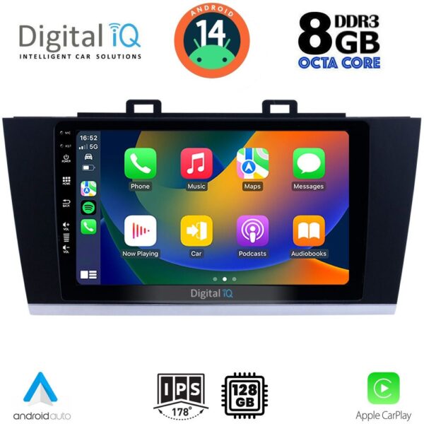 DIGITAL IQ BXF 7668_CPAA (9inc) MULTIMEDIA TABLET for SUBARU LEGACY - OUTBACK mod. 2014-2019 - Image 2