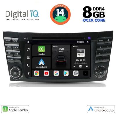 AIN-130782 - Digital iQ - DIGITAL IQ BXF 790_CPAA (7'' DVD) MULTIMEDIA SYSTEM for MERCEDES E (W211) – CLS (W219) mod. 2003-2009 - ALL IN POINT - LEFKELIS.GR