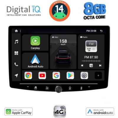 AIN-141324 - Digital iQ - DIGITAL IQ BXK 7941_CPAA (10.1'' DIN) MULTIMEDIA TABLET 1DIN with 4G SIM - ALL IN POINT - LEFKELIS.GR