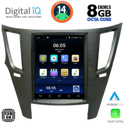 AIN-149080 - Digital iQ - DIGITAL IQ BXF 7962_CPAA TESLA STYLE for SUBARU LEGACY – OUTBACK mod. 2009> - ALL IN POINT - LEFKELIS.GR