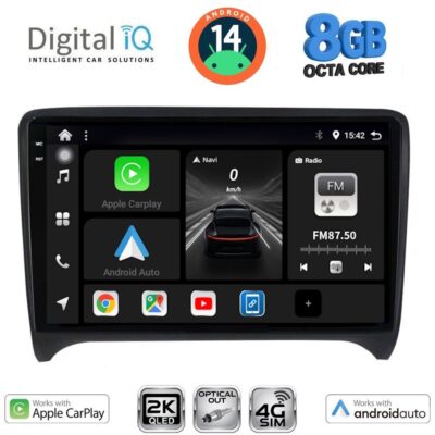 AIN-145942 - Digital iQ - DIGITAL IQ BXK 20009_CPAA (9inc) MULTIMEDIA TABLET for AUDI TT mod. 2007-2015 - ALL IN POINT - LEFKELIS.GR