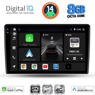 AIN-146022 - Digital iQ - DIGITAL IQ BXK 20026_CPAA (9inc) MULTIMEDIA TABLET for ALFA ROMEO GIULIETTA mod 2014-2020 - ALL IN POINT - LEFKELIS.GR