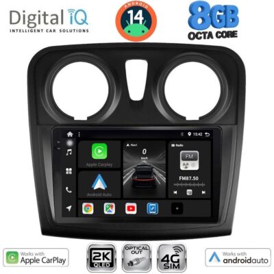 AIN-145913 - Digital iQ - DIGITAL IQ BXK 20108_CPAA (9inc) MULTIMEDIA TABLET for DACIA LOGAN – SANDERO mod. 2012-2019 - ALL IN POINT - LEFKELIS.GR