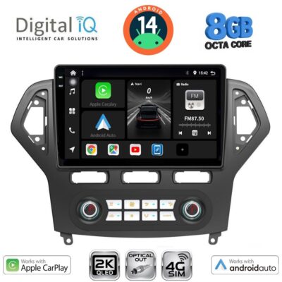 AIN-147605 - Digital iQ - DIGITAL IQ BXK 20162_CPAA CLIMA (10inc) MULTIMEDIA TABLET for FORD MONDEO mod. 2007-2011 - ALL IN POINT - LEFKELIS.GR