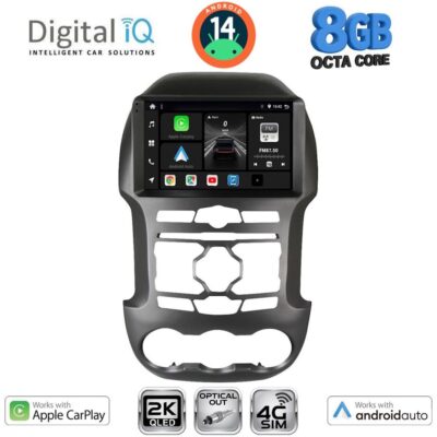 AIN-146075 - Digital iQ - DIGITAL IQ BXK 20171S_CPAA (9inc) MULTIMEDIA TABLET for FORD RANGER mod. 2011-2015 - ALL IN POINT - LEFKELIS.GR