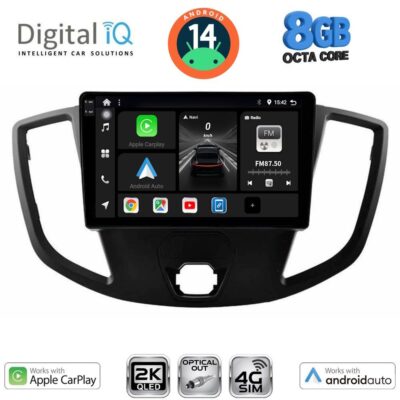 AIN-145700 - Digital iQ - DIGITAL IQ BXK 20179_CPAA (9inc) MULTIMEDIA TABLET for FORD TRANSIT mod. 2014-2020 - ALL IN POINT - LEFKELIS.GR