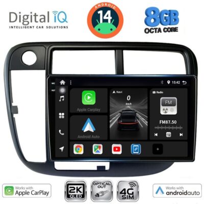 AIN-146027 - Digital iQ - DIGITAL IQ BXK 20186_CPAA CLIMA (9inc) MULTIMEDIA TABLET for HONDA CIVIC mod. 1995-2001 - ALL IN POINT - LEFKELIS.GR