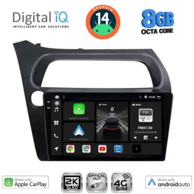 AIN-145888 - Digital iQ - DIGITAL IQ BXK 20189_CPAA (9inc) MULTIMEDIA TABLET for HONDA CIVIC 3D-5D mod. 2006-2012 - ALL IN POINT - LEFKELIS.GR