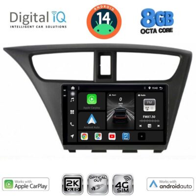 AIN-145887 - Digital iQ - DIGITAL IQ BXK 20190_CPAA (9inc) MULTIMEDIA TABLET for HONDA CIVIC mod. 2012-2016 - ALL IN POINT - LEFKELIS.GR