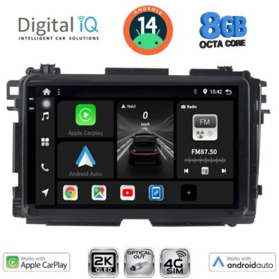 AIN-145882 - Digital iQ - DIGITAL IQ BXK 20201_CPAA (9inc) MULTIMEDIA TABLET for HONDA HRV mod. 2015-2021 - ALL IN POINT - LEFKELIS.GR