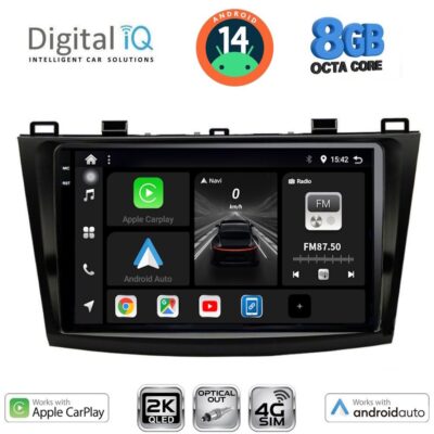 AIN-145842 - Digital iQ - DIGITAL IQ BXK 20366_CPAA (9inc) MULTIMEDIA TABLET for MAZDA 3 mod. 2009-2014 - ALL IN POINT - LEFKELIS.GR