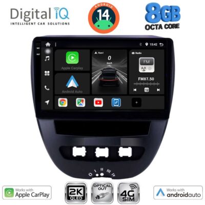 AIN-147679 - Digital iQ - DIGITAL IQ BXK 20707_CPAA (10inc) MULTIMEDIA TABLET for CITROEN C1-PEUGEOT 107-TOYOTA AYGO mod. 2005-2014 - ALL IN POINT - LEFKELIS.GR