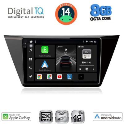AIN-147701 - Digital iQ - DIGITAL IQ BXK 20769_CPAA (10inc) MULTIMEDIA TABLET for VW TOURAN mod. 2016> - ALL IN POINT - LEFKELIS.GR
