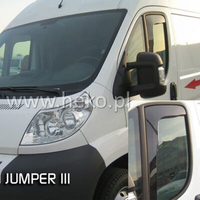 ALL IN POINT ΑΝΕΜΟΘΡΑΥΣΤΕΣ ΓΙΑ FIAT DUCATO 2006-2020 / CITROEN JUMPER 3 / PEUGEOT BOXER ΖΕΥΓΑΡΙ ΑΠΟ ΕΥΚΑΜΠΤΟ ΦΙΜΕ ΠΛΑΣΤΙΚΟ HEKO - 2 ΤΕΜ. - AIN-16160 iluma.GR