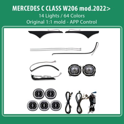 AIN-135928 - Digital iQ - DIQ AMBIENT 8176 CO BENZ C (W206) (Digital iQ Ambient Light for Mercedes C (W206) mod.2022>