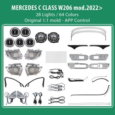 AIN-135925 - Digital iQ - DIQ AMBIENT 8176 CN BENZ C (W206) (Digital iQ Ambient Light for Mercedes C (W206) mod.2022>