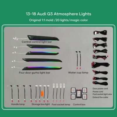 AIN-77543 - Digital iQ - DIQ AMBIENT AUDI Q3 8U (Digital iQ Ambient Light Audi Q3 mod. 2013-2018