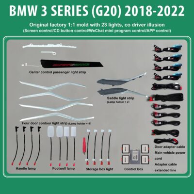 AIN-100377 - Digital iQ - DIQ AMBIENT BMW S.3 (G20) mod. 2018-2022 (Digital iQ Ambient Light BMW Series 3 mod.2018-2022